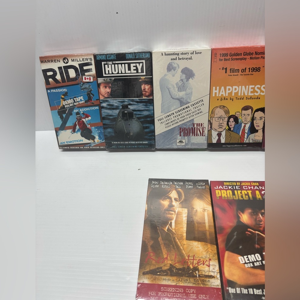 Lot of 15 Rare VHS Screening Copies / Promotional Tapes store & Studio Use Only - Picture 9 of 9
